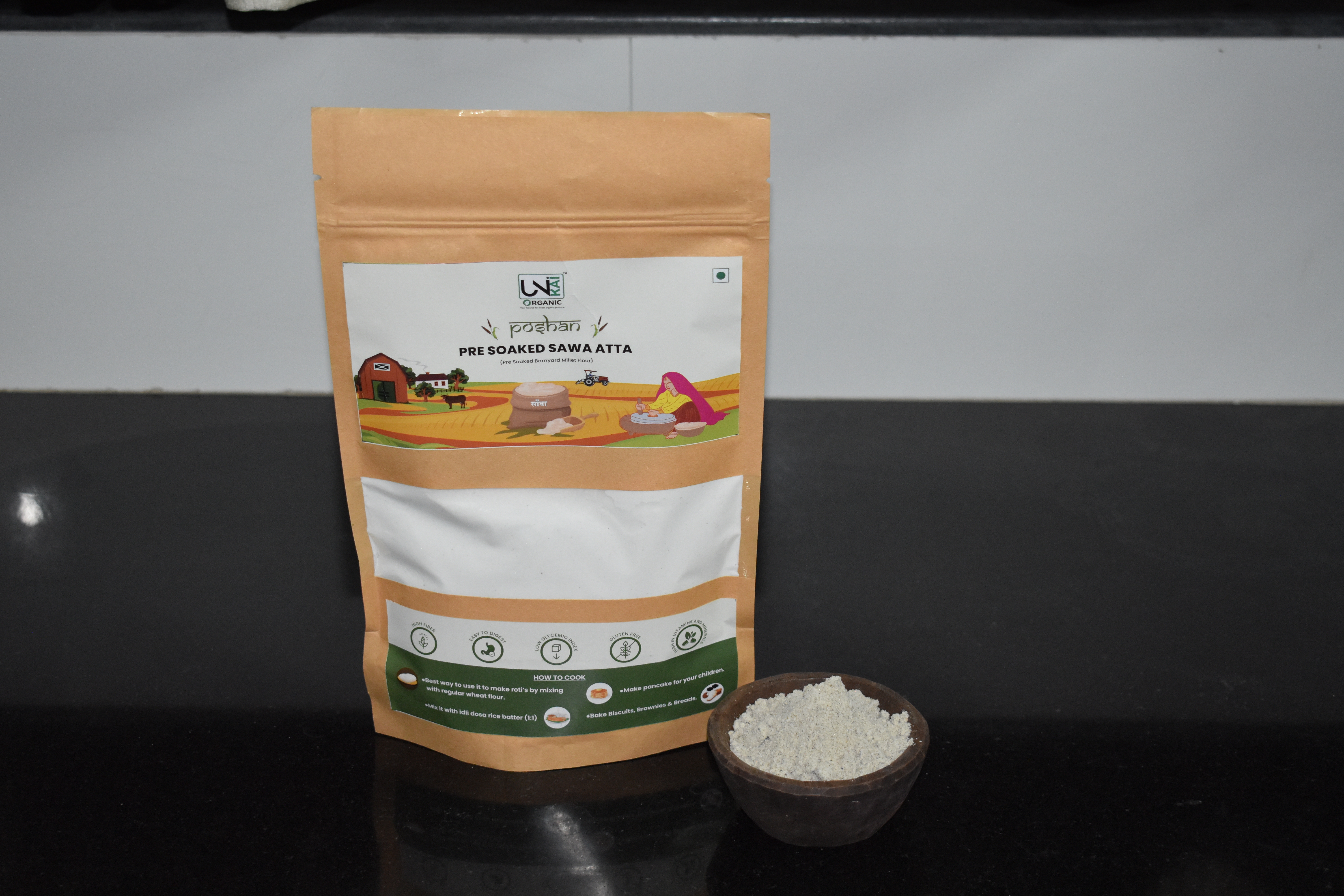 Pre soaked Sawa Flour